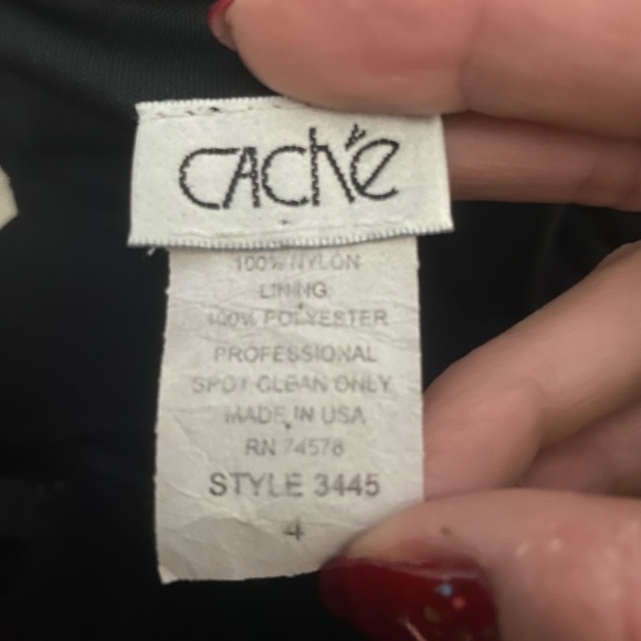 Cache| Size 4| Beautiful black dress| Great Condition - Picture 7 of 10